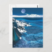 Fernplanet Postkarte (Vorne/Hinten)