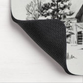 Fernrohrskizze II Mousepad (Ecke)