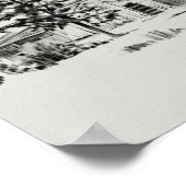 Fernrohrskizze II Poster (Ecke)