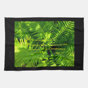 Ferns, 1 John 1:9 Geschirrtuch