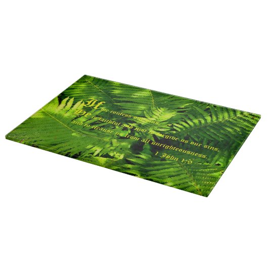 Ferns, 1 John 1:9 Schneidebrett (Ecke)