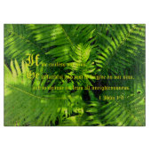 Ferns, 1 John 1:9 Schneidebrett (Vorderseite)