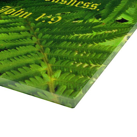 Ferns, 1 John 1:9 Schneidebrett (Ecke)
