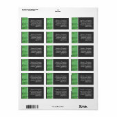 Ferns Adressaufkleber (Vorne)