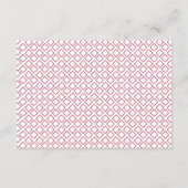 Ferns and Berries Winter Wedding Begleitkarte (Rückseite)