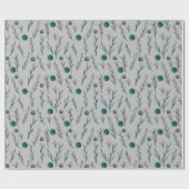 Ferns & Dots Wrapping Paper Geschenkpapier (Flach)