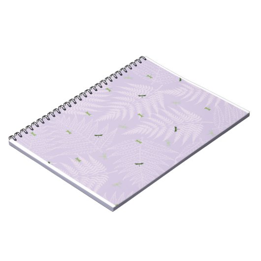 Ferns & Dragonflies Notizblock (Linke Seite)