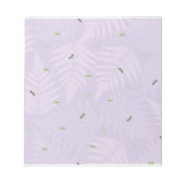 Ferns & Dragonflies Notizblock (Vorderseite)