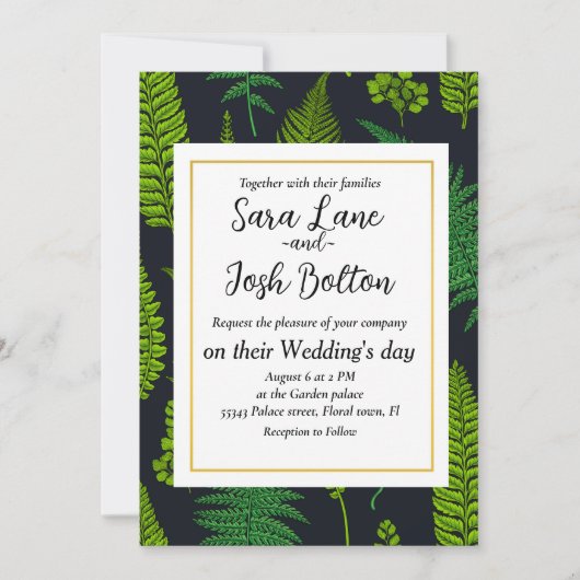 Ferns Einladung (Vorderseite)