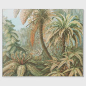 Ferns, Filicinae Laubfarne von Ernst Haeckel Geschenkpapier (Flach)