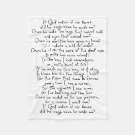 Ferns Gedicht Fleecedecke