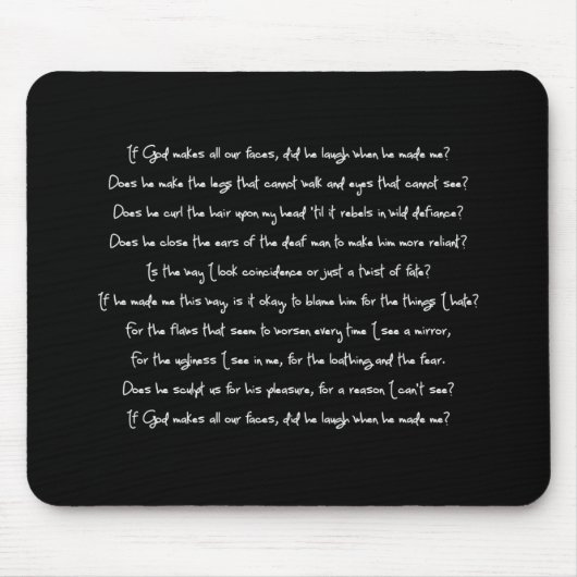 Ferns Gedicht Mousepad (Vorne)