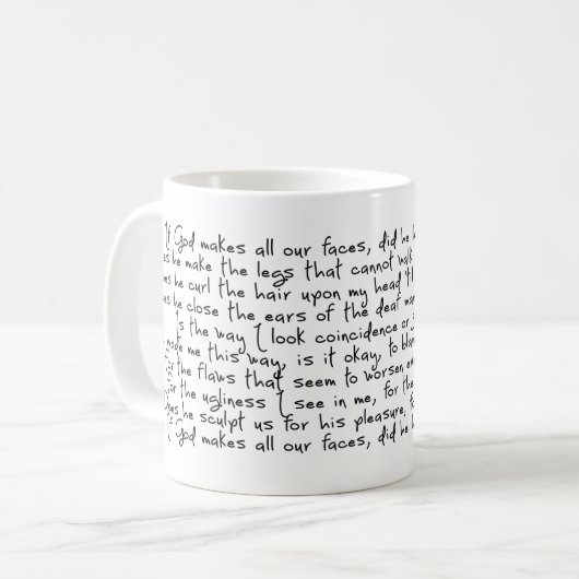 Ferns Gedicht - Tasse (Vorderseite Links)