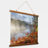 Ferns on Shoreline | Paradies, Michigan Wandteppich Mit Holzrahmen (Gewinkelt)