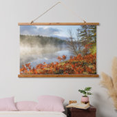 Ferns on Shoreline | Paradies, Michigan Wandteppich Mit Holzrahmen (Schlafzimmer)