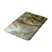 Ferns Palm Tree Antique Botanischer Garten Badematte (Schrägansicht)