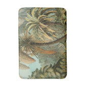 Ferns Palm Tree Antique Botanischer Garten Badematte (Vorderseite Vertikal)