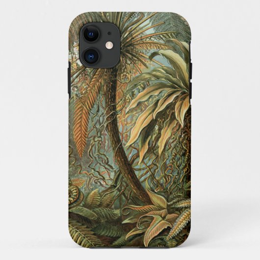 Ferns Palm Tree Antique Botanischer Garten Case-Mate iPhone Hülle (Rückseite)
