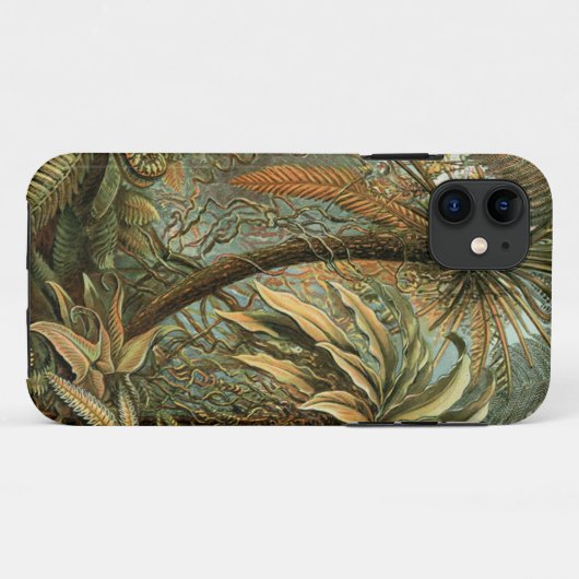 Ferns Palm Tree Antique Botanischer Garten Case-Mate iPhone Hülle (Rückseite (Horizontal))