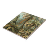 Ferns Palm Tree Antique Botanischer Garten Fliese (Seite)