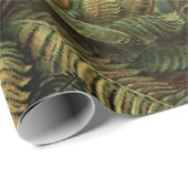 Ferns Palm Tree Antique Botanischer Garten Geschenkpapier (Rolleneckpunkt)