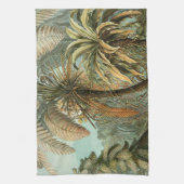 Ferns Palm Tree Antique Botanischer Garten Geschirrtuch (Vertikal)