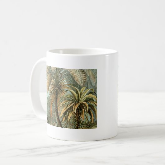 Ferns Palm Tree Antique Botanischer Garten Kaffeetasse (Vorderseite Links)