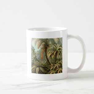 Ferns Palm Tree Antique Botanischer Garten Kaffeetasse