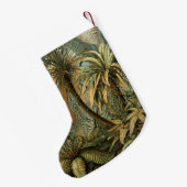 Ferns Palm Tree Antique Botanischer Garten Kleiner Weihnachtsstrumpf (Rückseite (Hängend))
