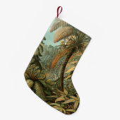 Ferns Palm Tree Antique Botanischer Garten Kleiner Weihnachtsstrumpf (Vorderansicht (hängend))