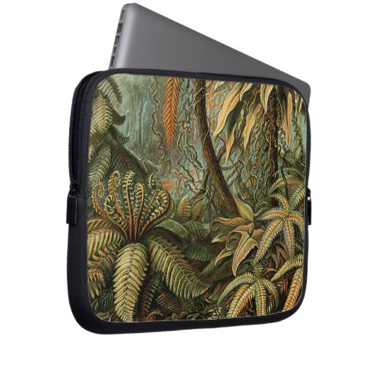 Ferns Palm Tree Antique Botanischer Garten Laptopschutzhülle (Vorne Rechts)