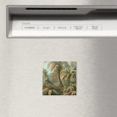 Ferns Palm Tree Antique Botanischer Garten Magnet (In Situ (Geschirrspüler))