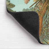 Ferns Palm Tree Antique Botanischer Garten Mousepad (Ecke)