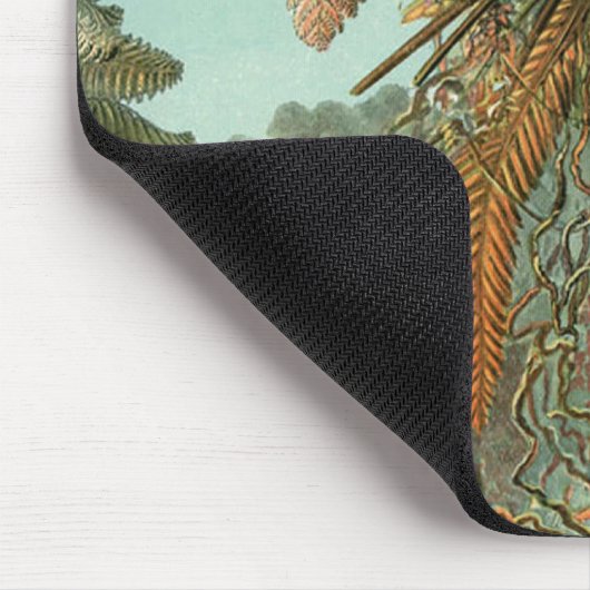 Ferns Palm Tree Antique Botanischer Garten Mousepad (Ecke)