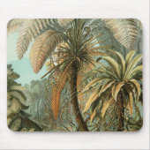 Ferns Palm Tree Antique Botanischer Garten Mousepad (Vorne)
