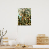 Ferns Palm Tree Antique Botanischer Garten Poster (Küche)
