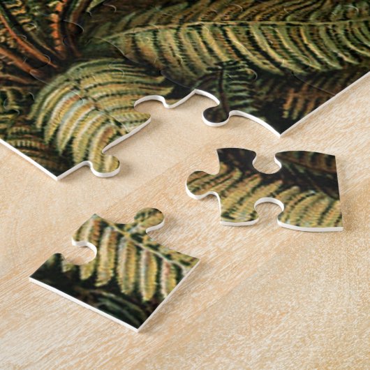 Ferns Palm Tree Antique Botanischer Garten Puzzle (Seite)