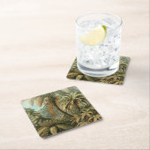 Ferns Palm Tree Antique Botanischer Garten Rechteckiger Pappuntersetzer (Vor Ort)