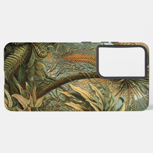 Ferns Palm Tree Antique Botanischer Garten Samsung Galaxy Hülle (Linke Seite)