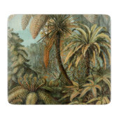 Ferns Palm Tree Antique Botanischer Garten Schneidebrett (Vorderseite)
