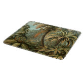 Ferns Palm Tree Antique Botanischer Garten Schneidebrett (Ecke)