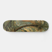 Ferns Palm Tree Antique Botanischer Garten Skateboard (Horizontal)