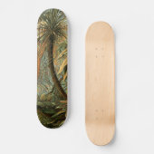 Ferns Palm Tree Antique Botanischer Garten Skateboard (Vorderseite)