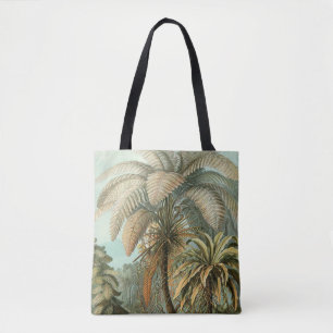 Ferns Palm Tree Antique Botanischer Garten Tasche