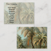 Ferns Palm Tree Antique Botanischer Garten Visitenkarte (Vorne/Hinten)