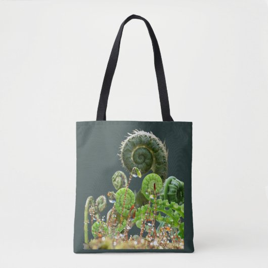 Ferns - spiralling magic tasche (Vorderseite)
