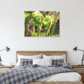 Ferns Weck einfach auf Leinwanddruck (Insitu (Schlafzimmer))