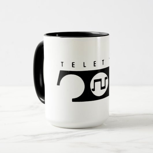 Fernschreiber-Tasse Tasse (Vorderseite Links)