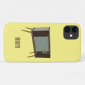 Fernseh-Cartoon-Illustration Case-Mate iPhone Hülle (Rückseite (Horizontal))