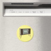 Fernseh-Cartoon-Illustration Magnet (In Situ (Geschirrspüler))
